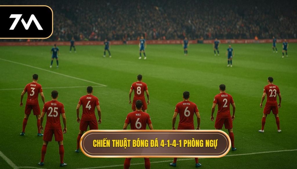 Chiến thuật bóng đá 4-1-4-1 phòng ngự