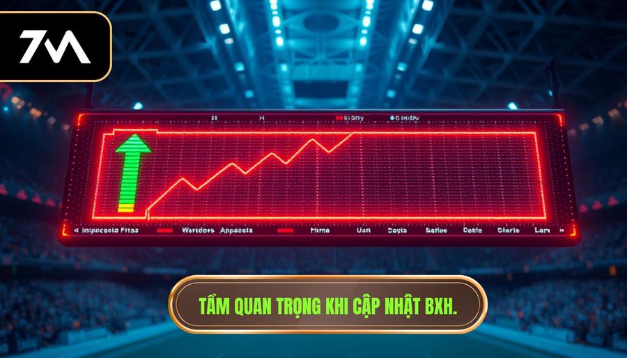 Tầm quan trọng khi cập nhật BXH.