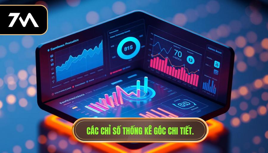 Các chỉ số thống kê góc chi tiết.